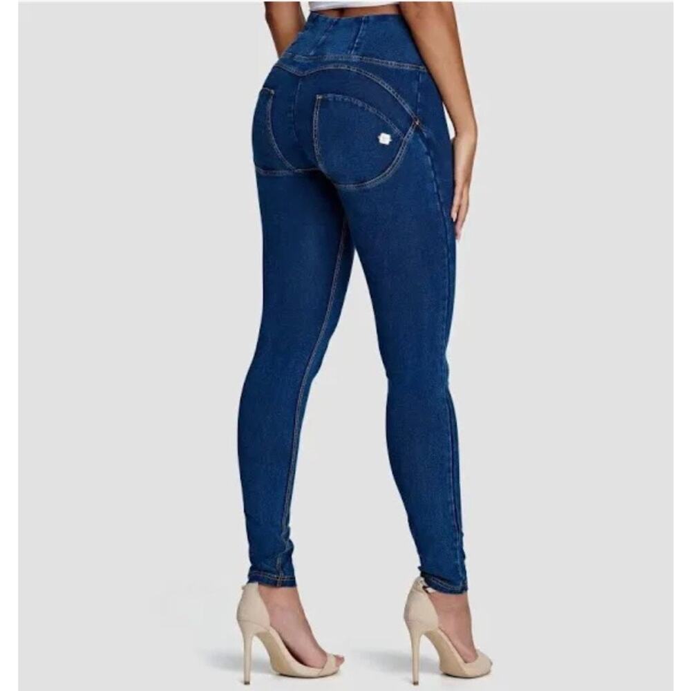 Freddy WR.UP Denim Shaping Full Length Distressed Stretchy Size L NWT